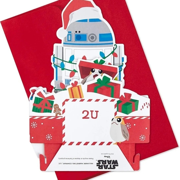 Hallmark Paper Wonder Star Wars Pop-up Card that Plays a Song by R2-D2. New. - Picture 5 of 8